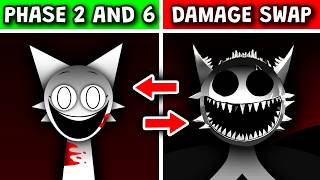 Sprunki Phase 2 And 6 But DAMAGE SWAPPED (All Characters) screenshot 5