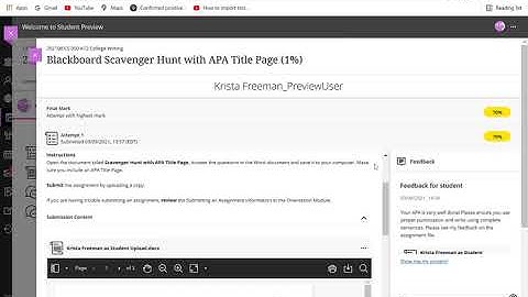 How to Check Grades and Instructor Feedback in Blackboard Ultra