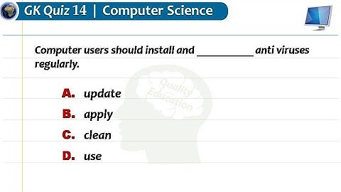 General Knowledge Quiz 14 (Computer Science) | General Knowledge Trivia Questions and answers
