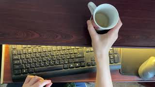 Real Work Session | Keyboard Typing, Mouse Sounds, Cat Visit | 2h 46m screenshot 4