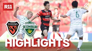 [하이라이트] 하나은행 K리그1 2024 R11 포항 vs 전북 | Pohang vs Jeonbuk (24.05.04)