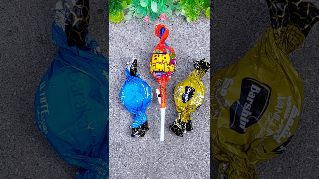 rainbow 🌈 big giant lollipops 🍭vs colorful 🎊chocolate🍫 candy 🍬popsicle today🍬