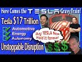 Tesla Gravy Train Disrupts $17 TRILLION Dollars in Auto, Energy & Autonomy TSLA will go up for years