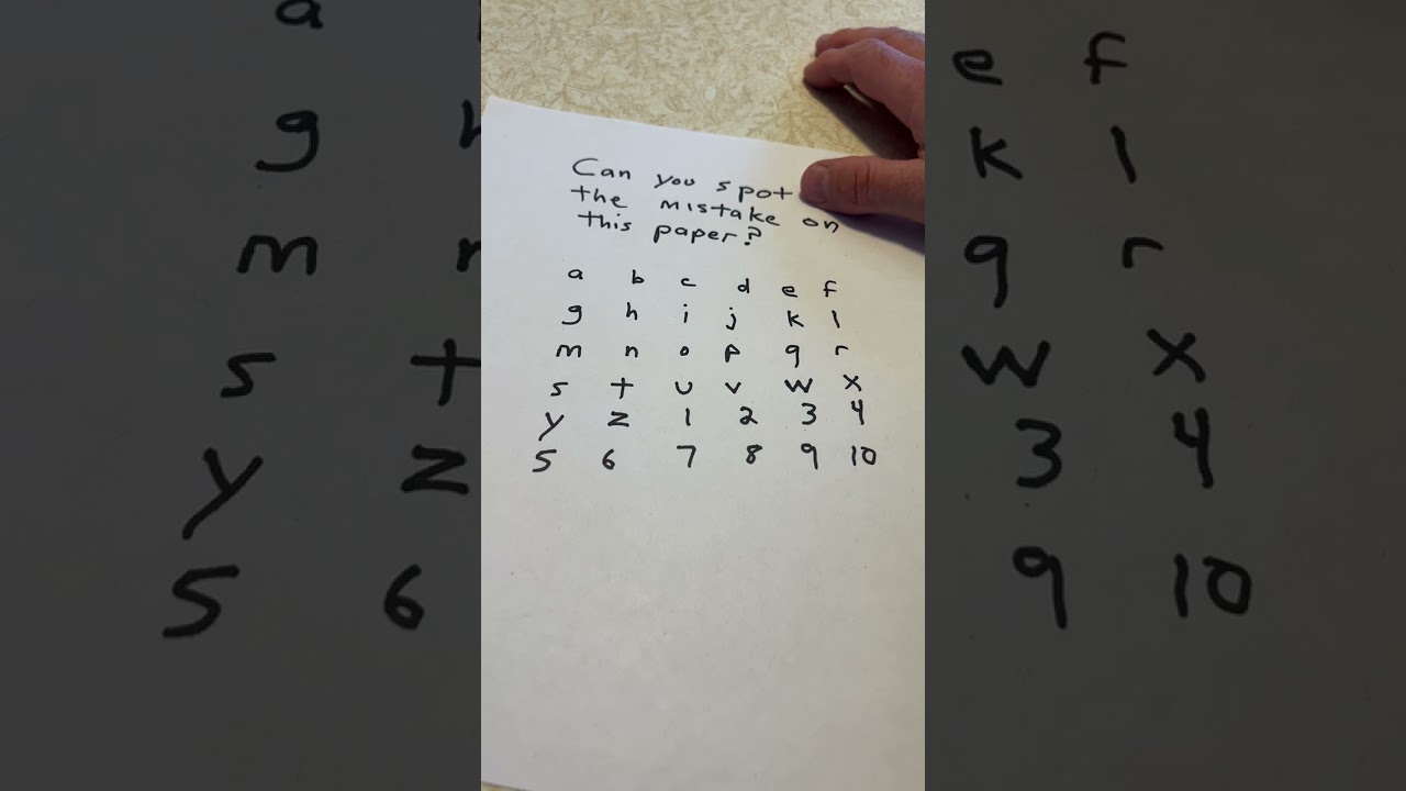 Can You Find The Mistake - 99% Will Fail!  