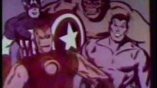 MARVEL SUPERHEROES SHOW 66 COMPLETE CREDITS IN COLOR