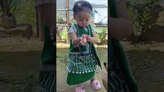 good evening friends #cutebaby #liana #traditionalwear