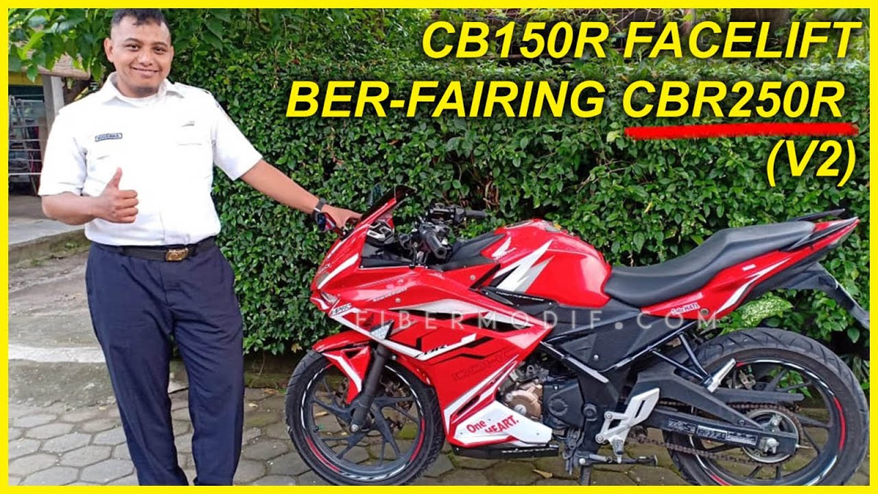SIAP BERGAYA DIJALAN OM ! CB150R Facelift DIPASANGI Fairing ala CBR250RR
