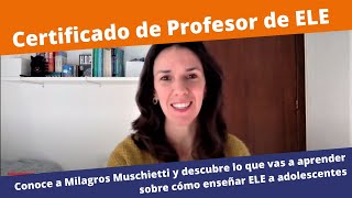Cómo Enseñar Español A Adolescentes. Qué Vas A Aprender Con Milagros?