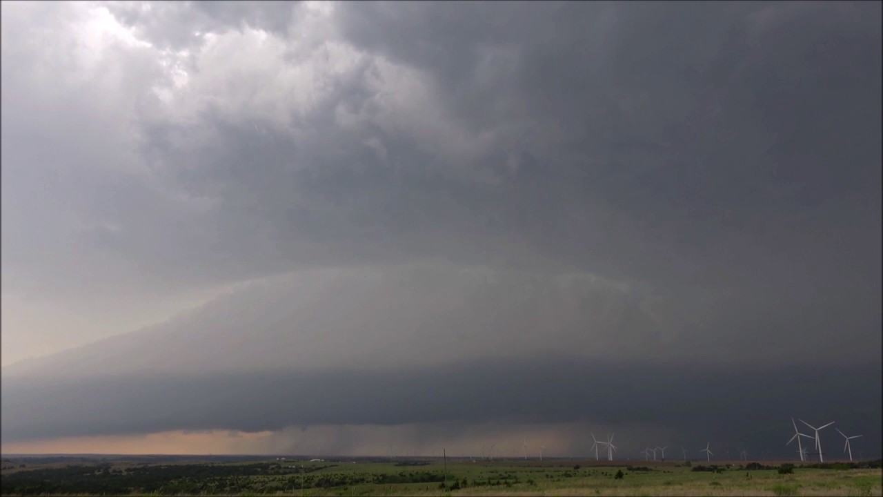 5/18/17 Seiling, OK Supercell Timelapse YouTube