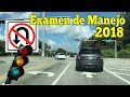 Preguntas del Examen de Manejo Escrito DMV 2018 en Español/teorico