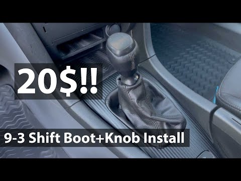 Saab 9-3 20$ Shift Knob And Boot Replacement – China Special