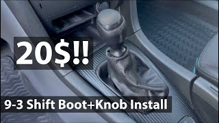 Saab 9-3 20$ Shift Knob And Boot Replacement - China Special