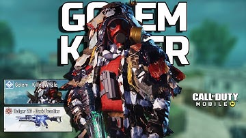 GOLEM KILLER WHALE GAMEPLAY COD MOBILE ALCATRAZ