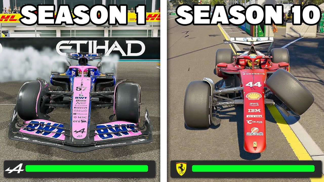 Я смоделировал 10 сезонов Формулы-1, НО С ОДИНАКОВЫМИ МАШИНАМИ