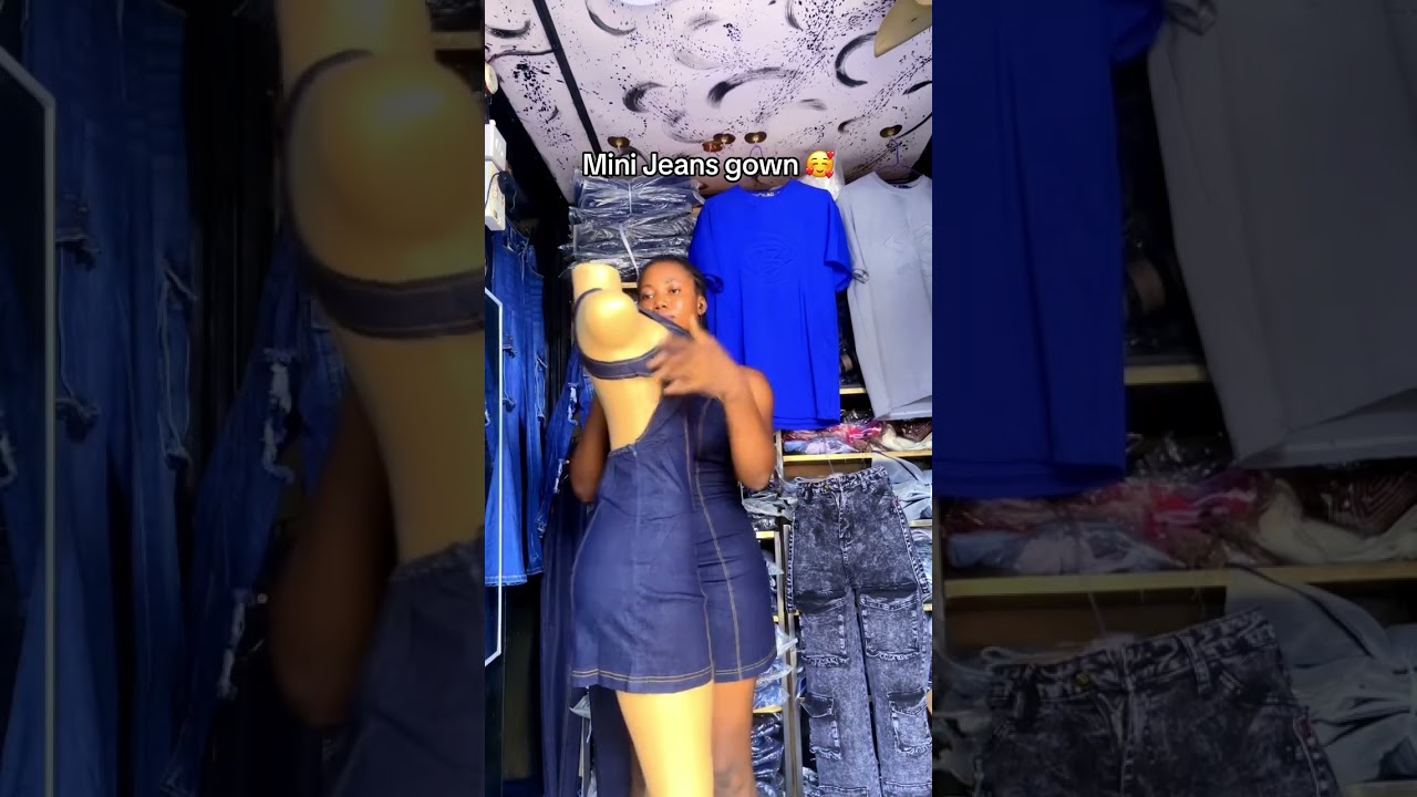 Mini Jean Gown