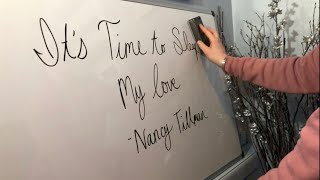Full ASMR wiping away a bedtime story from a dry erase board: It’s Time to Sleep, My Love - Nancy Tillman News