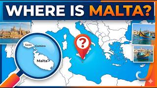 Where is MALTA 🇲🇹 🤔 | Malta on the World Map