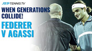 Roger Federer vs Andre Agassi Highlights! | ATP Finals 2003 Round Robin