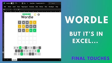 Building Wordle in Excel | Step-by-Step Tutorial | Final Touches