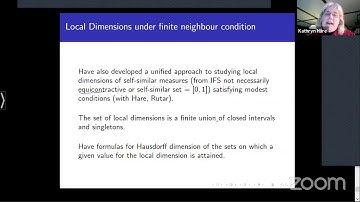 The size of self-similar sets and measures | Kathryn Hare | Coloquio