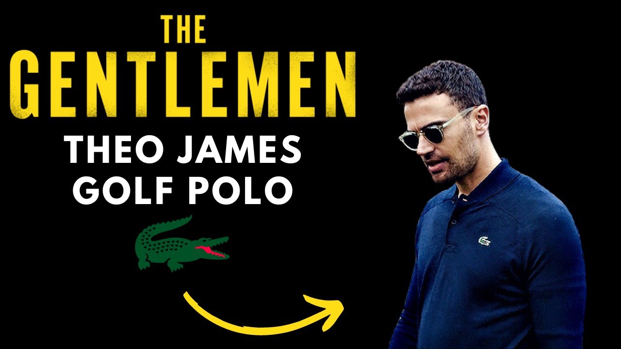 Theo James Lacoste Golf Polo | The Gentlemen