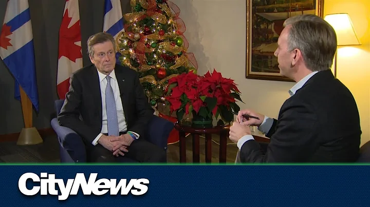 Mayor John Tory reflects his re-election and stron...