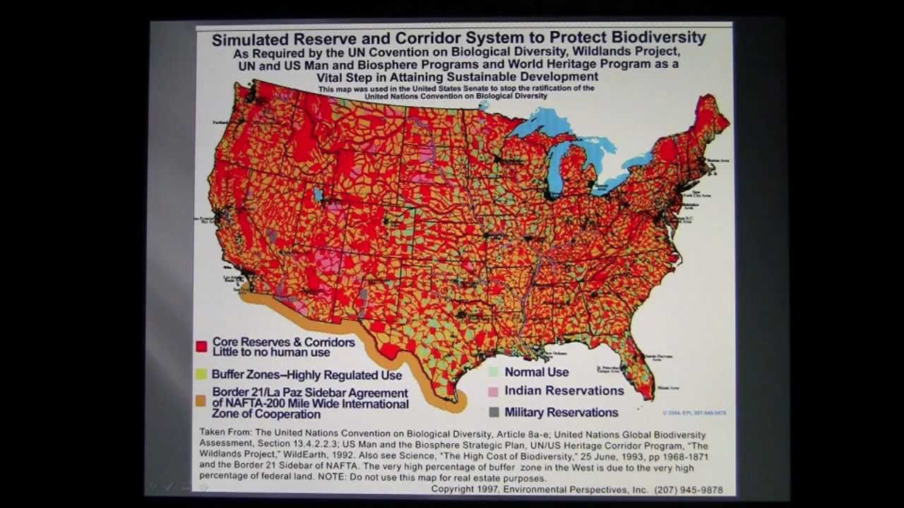 Agenda 21 Map Of The United States