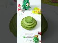A frying pan can be used to make Christmas tree matcha muffin cake creating a full