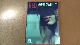 Unboxing Taylor Swift - Red Easy Piano / Song Book