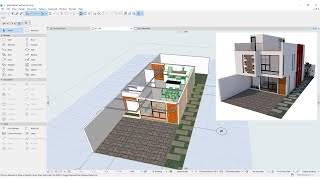 ArchiCAD Complete Workflow - Part 1 - Structural grid plans, 3D rendering, 3D modeling and etc.