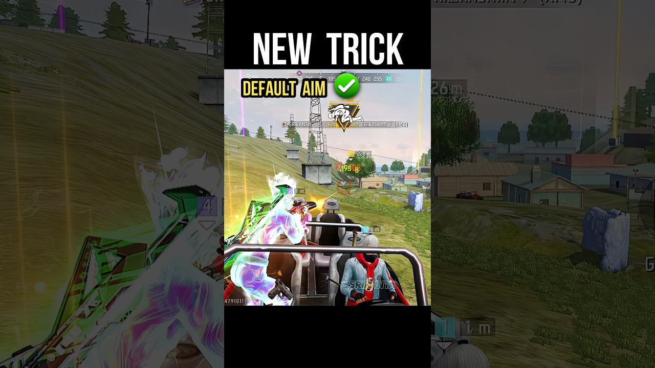 Monster Truck Default Aim Trick 🔥 New BR Tricks 