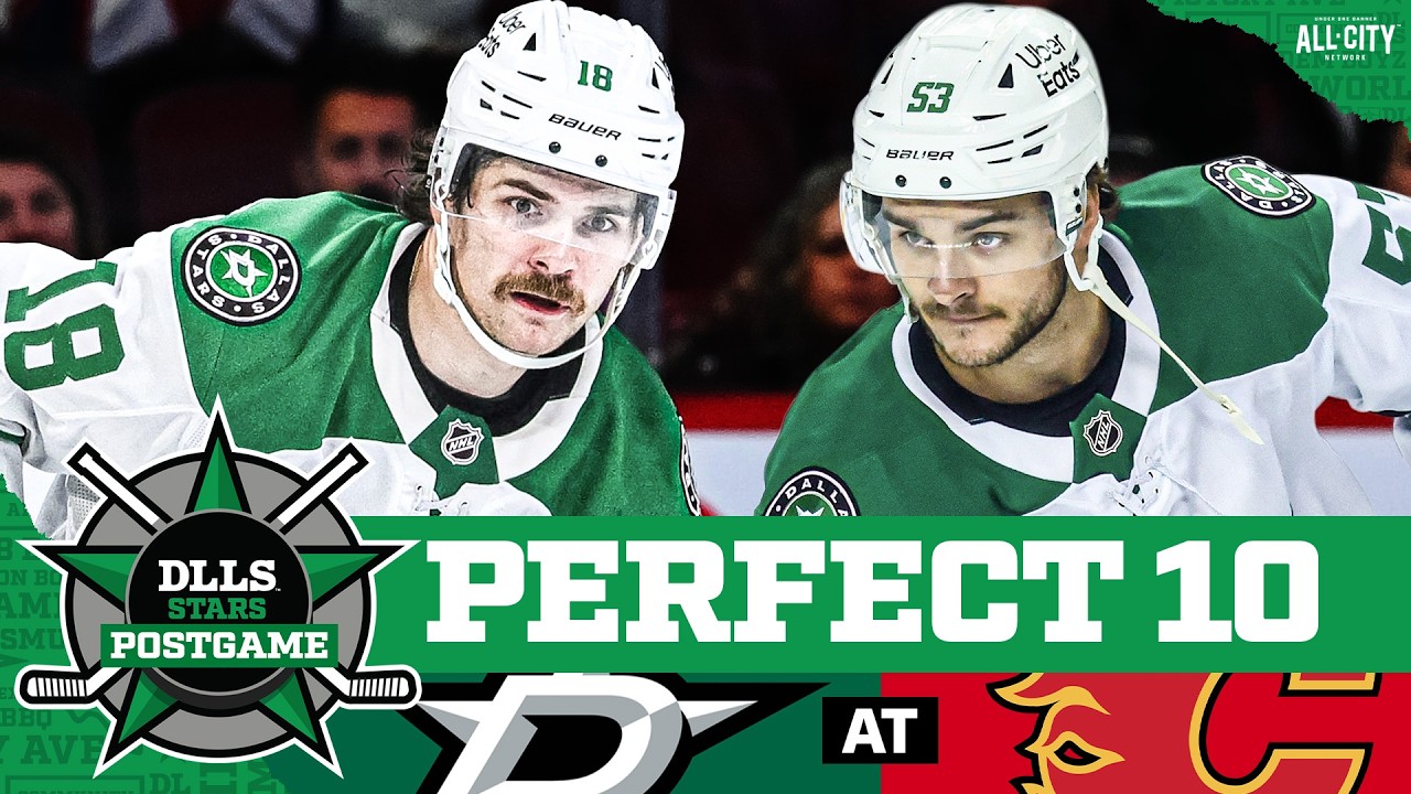 Stars Blast Flames 6-1 To Extend Franchise Winning Streak To Ten Games | DLLS STARS POSTGAME