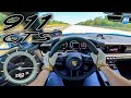 Porsche 992 GTS (480hp) | fast Autobahn Run🏁 | by Automann in 4K