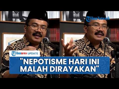 Sukidi: Nepotisme Bagian dari Kejahatan dalam Republik, Tapi dengan Fasisme Kini Malah Dirayakan