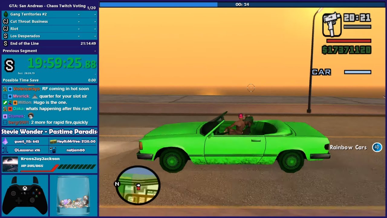 GTA San Andreas CHAOS MOD Speedrun Part 7 | Sea of Thieves - Hugo_One ...