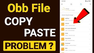 OBB File Copy Paste Problem Solve Free Fire Max | How to copy paste obb file