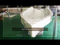 Homemade (foam kayak)Styrofoam Upcycle Boat, part3-2 Styrofoam coating