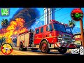 FireFighter City Rescue Simulator - US Emergency 911 Fire Truck Driving 3D - Android Gameplay
