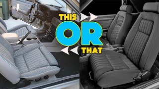 What's The Best Foxbody Seat Option?