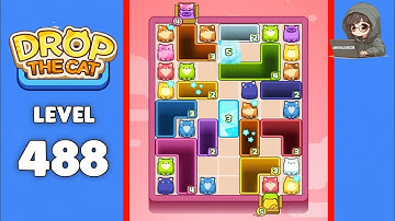 Drop The Cat level 488 solution