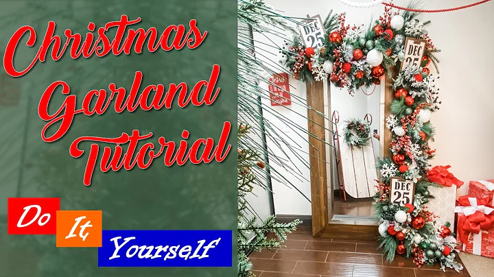 Quick & Easy Christmas Garland Tutorial By: Jeanna Loves Christmas