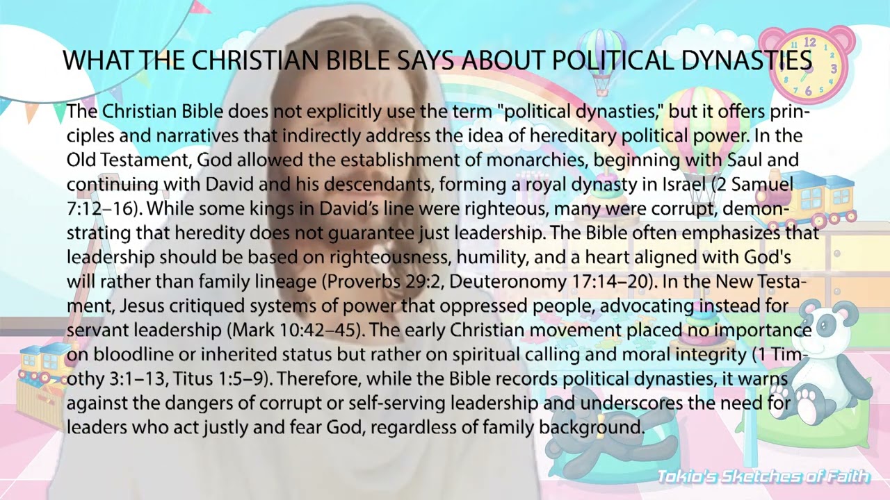 ✝️ "Political Dynasties" by the Christian Bible #What