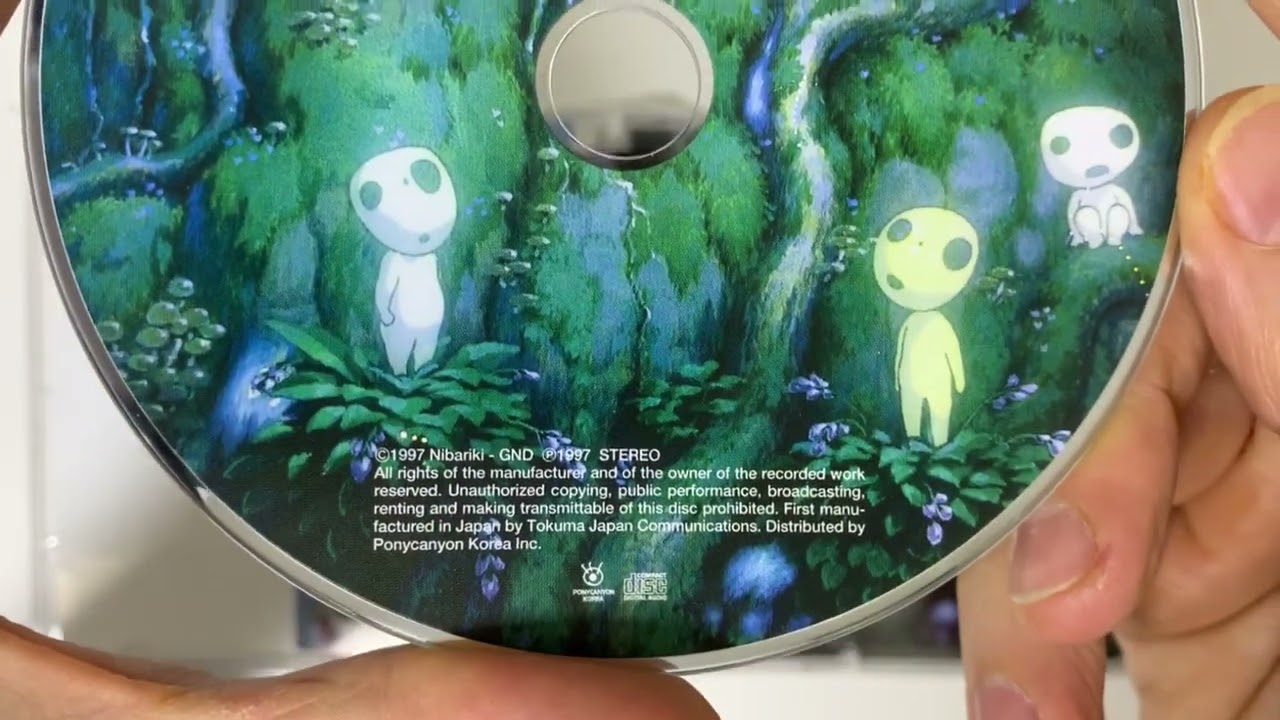 Princess Mononoke - OST (Original Soundtrack) Unboxing (www.kpopsupershop.com)
