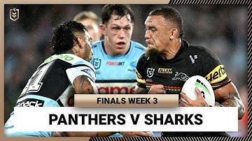 NRL 2024 | Panthers v Sharks | Full Match Replay | Finals Week 3