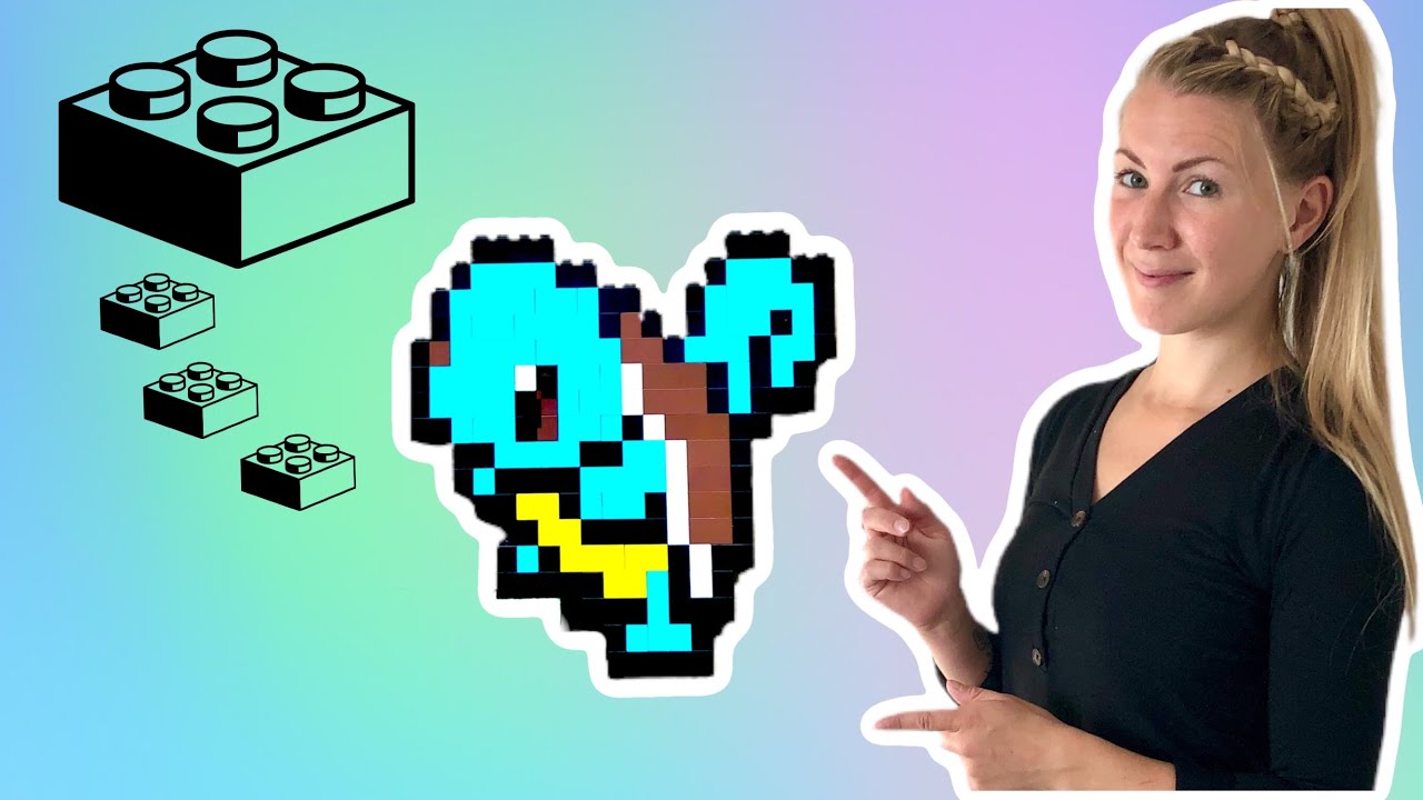 Easy Lego building idea Pokemon Squirtle - YouTube