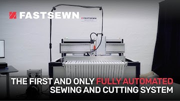 The first and only FULLY AUTOMATED sewing and cutting system - for silicone edge graphics and other