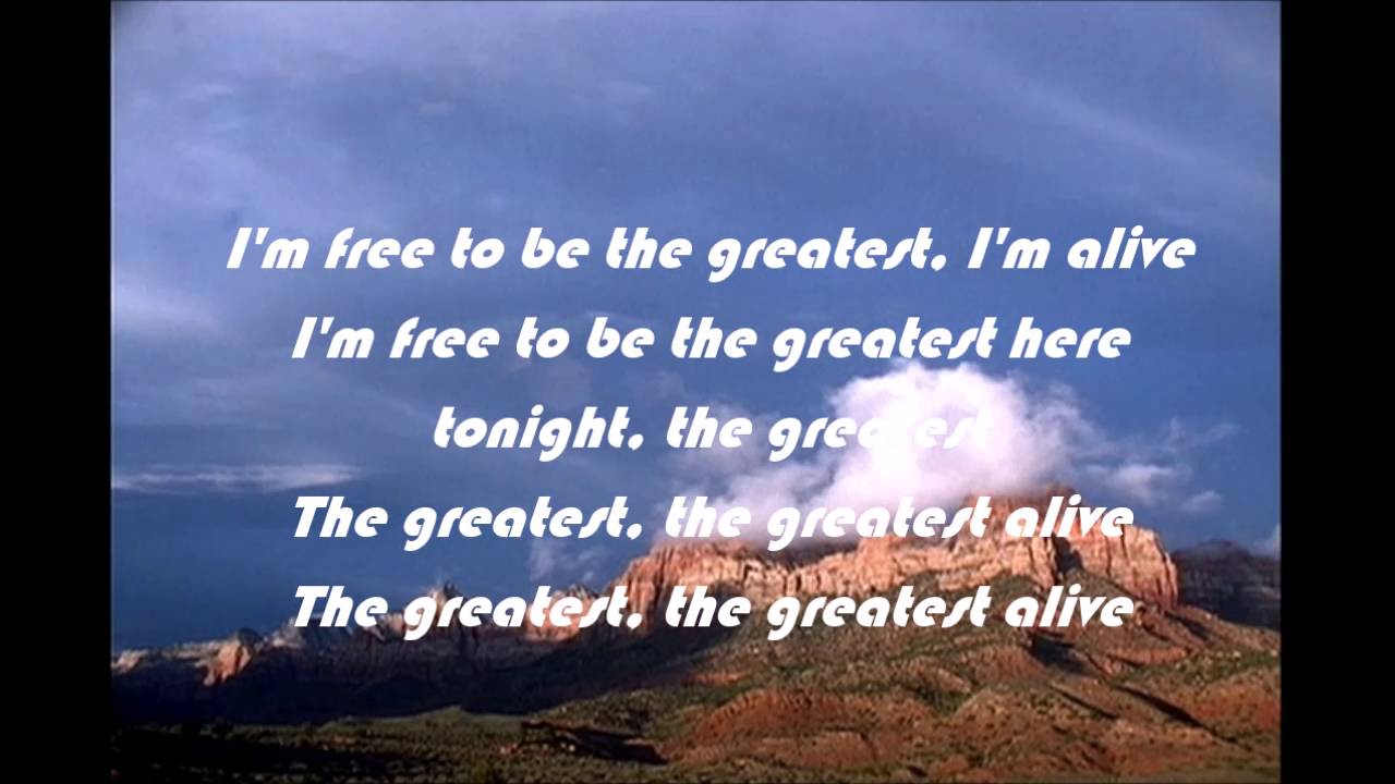 Sia The Greatest(lyrics) YouTube