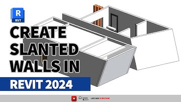 How To Create Slanted Walls In Revit