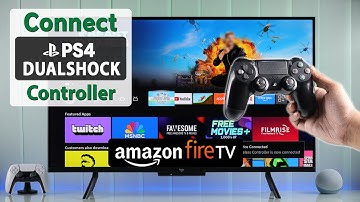 PS4 Controller Connect With Amazon Fire TV!