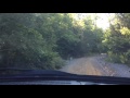 Mini rock climbing with race truck up hill